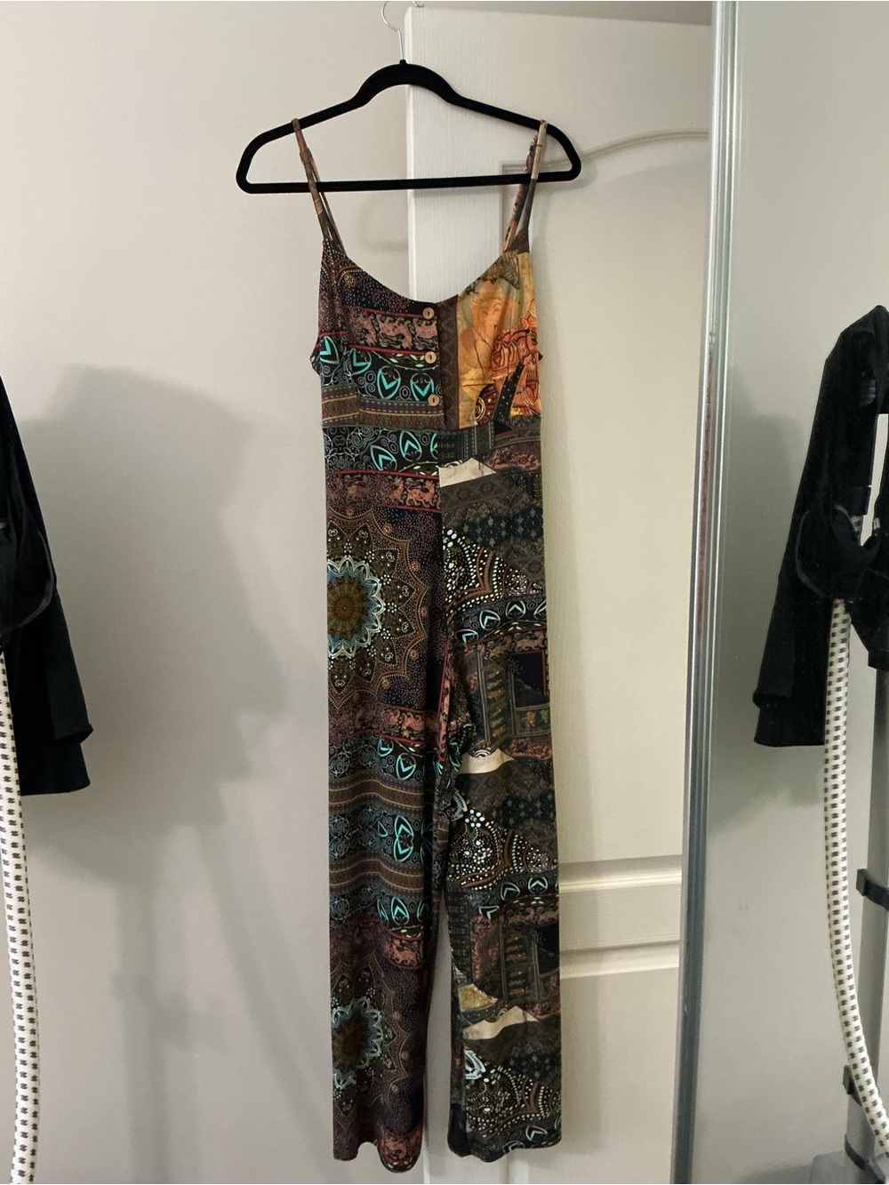 Bohemian Patchwork Wide-Leg Jumpsuit - Multicolor Desigual from Spain